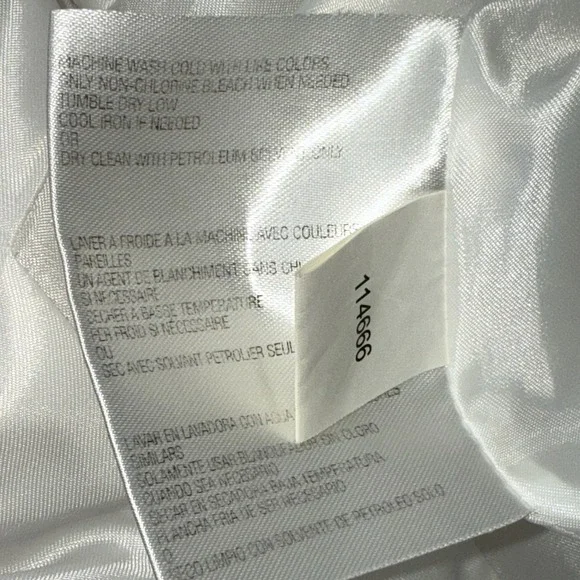 Michael by Michael Kors Women L White Trench Spring Coat Old Money Quiet Luxury - Picture 10 of 10